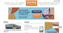 Desktop Screenshot of insidehighered.com